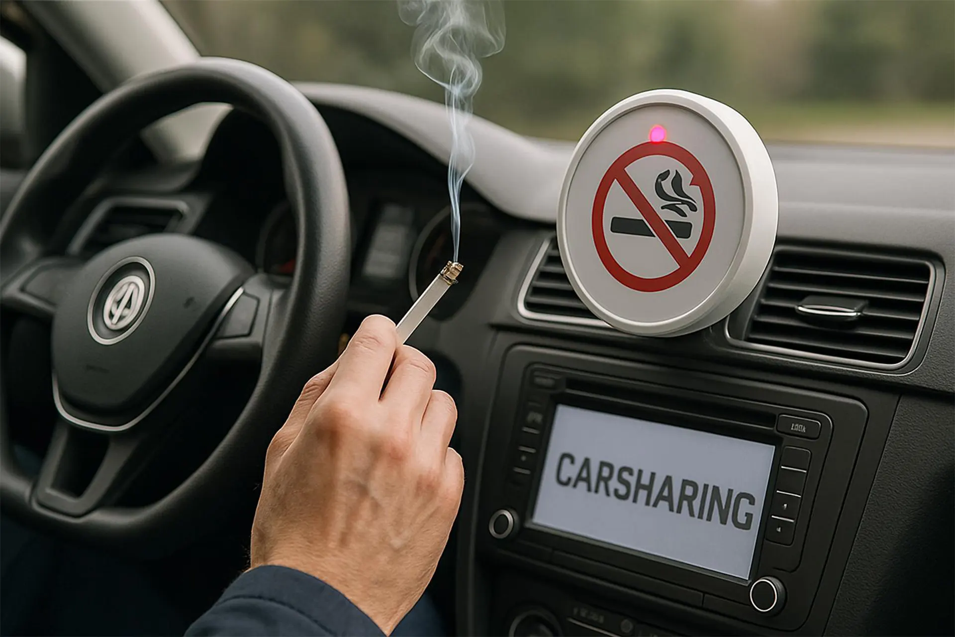 Carsharing: Rauchverbot jetzt per Sensor streng kontrolliert