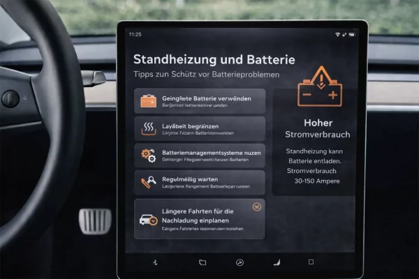 So beeinflusst die Standheizung die Batterie Ihres Fahrzeugs