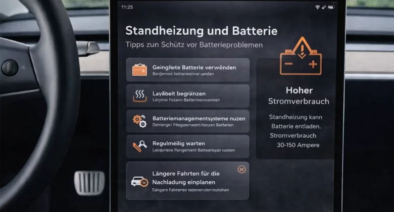 So beeinflusst die Standheizung die Batterie Ihres Fahrzeugs