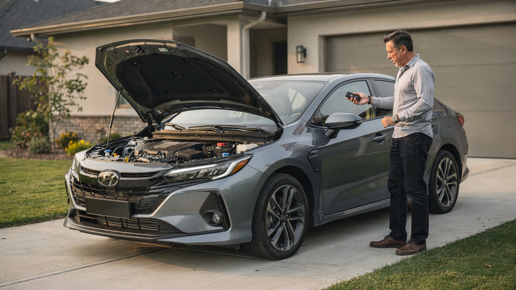 Visualisiert das typische Symptom: Batterie wirkt nach ein paar Tagen Standzeit plötzlich schwach.