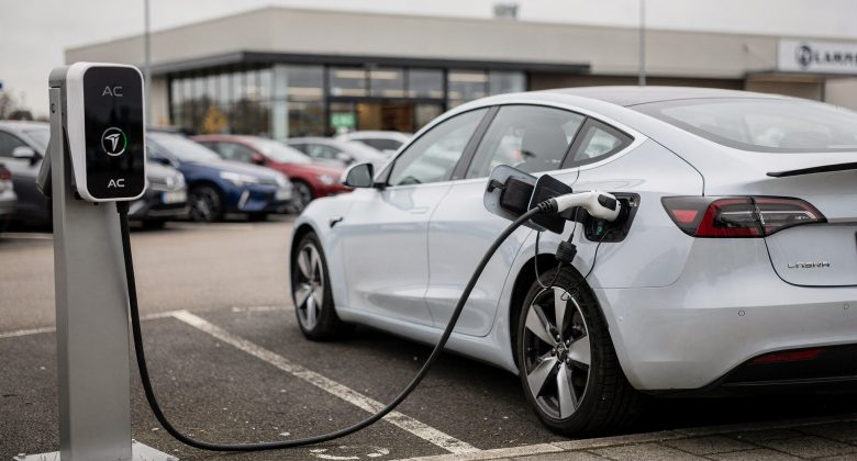 Passt zum Alltagsbeispiel aus dem Artikel: AC-Ladepunkte stehen häufig bei Supermärkten und eignen sich fürs „Nebenbei-Laden“.