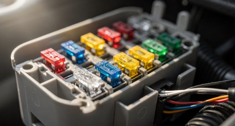 Visualisiert direkt, wo viele Sicherungen sitzen (Innenraum) und macht den Artikel-Einstieg mit typischen Ausfällen wie Radio/12V greifbar.