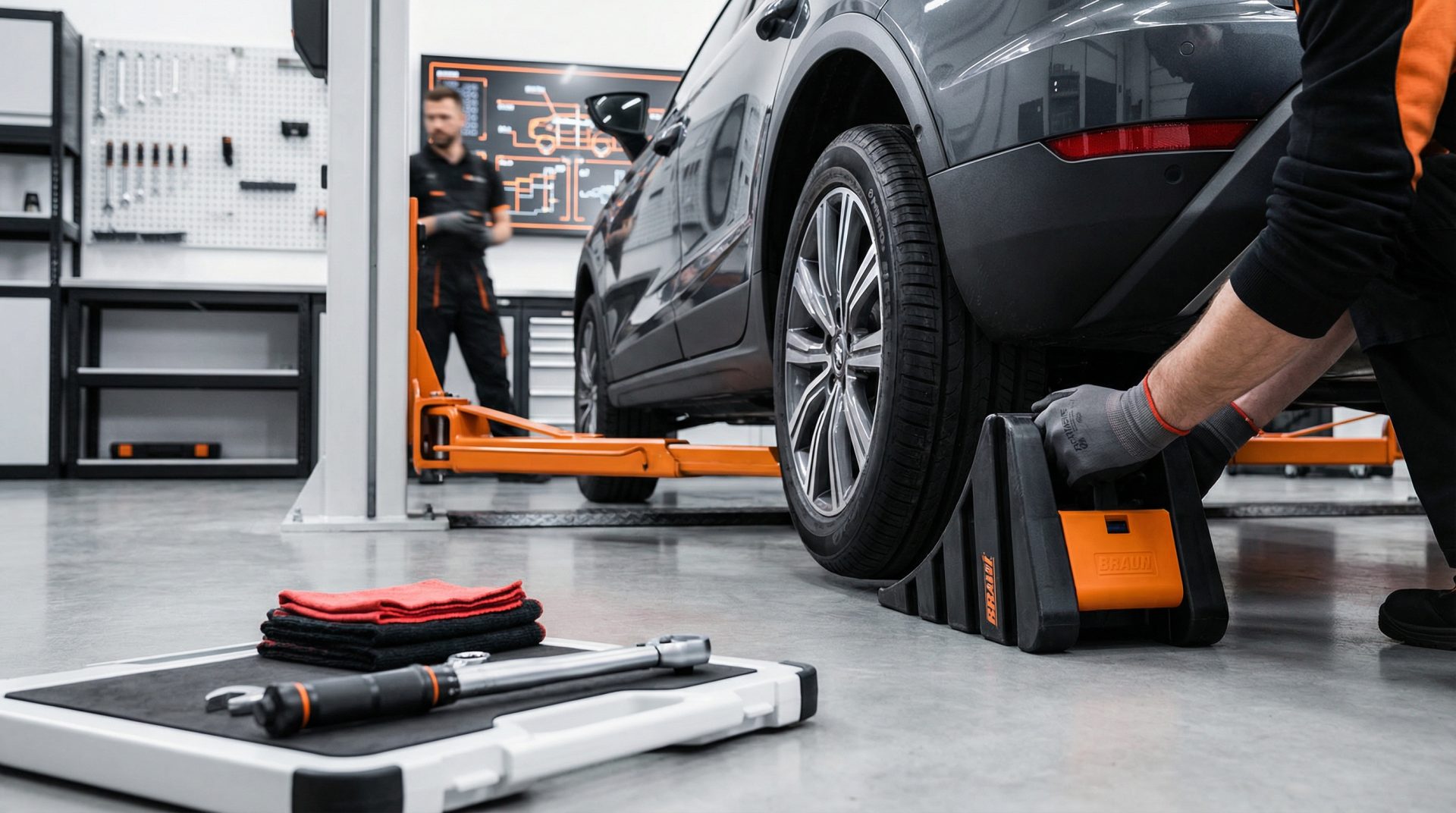 Ein Bremsenjob beginnt nicht am Bremssattel, sondern am Boden unter Ihren F&uuml;&szlig;en. Arbeiten Sie auf einer ebenen, tragf&auml;higen&hellip;