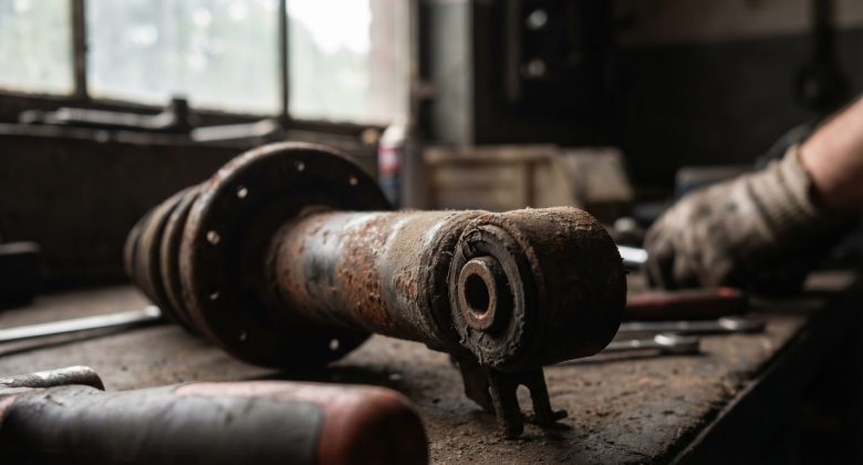 Diese Nahaufnahme macht den unsichtbaren Verschleiß sichtbar und verbindet technische Präzision mit der emotionalen Dringlichkeit, den Schaden früh zu erkennen.