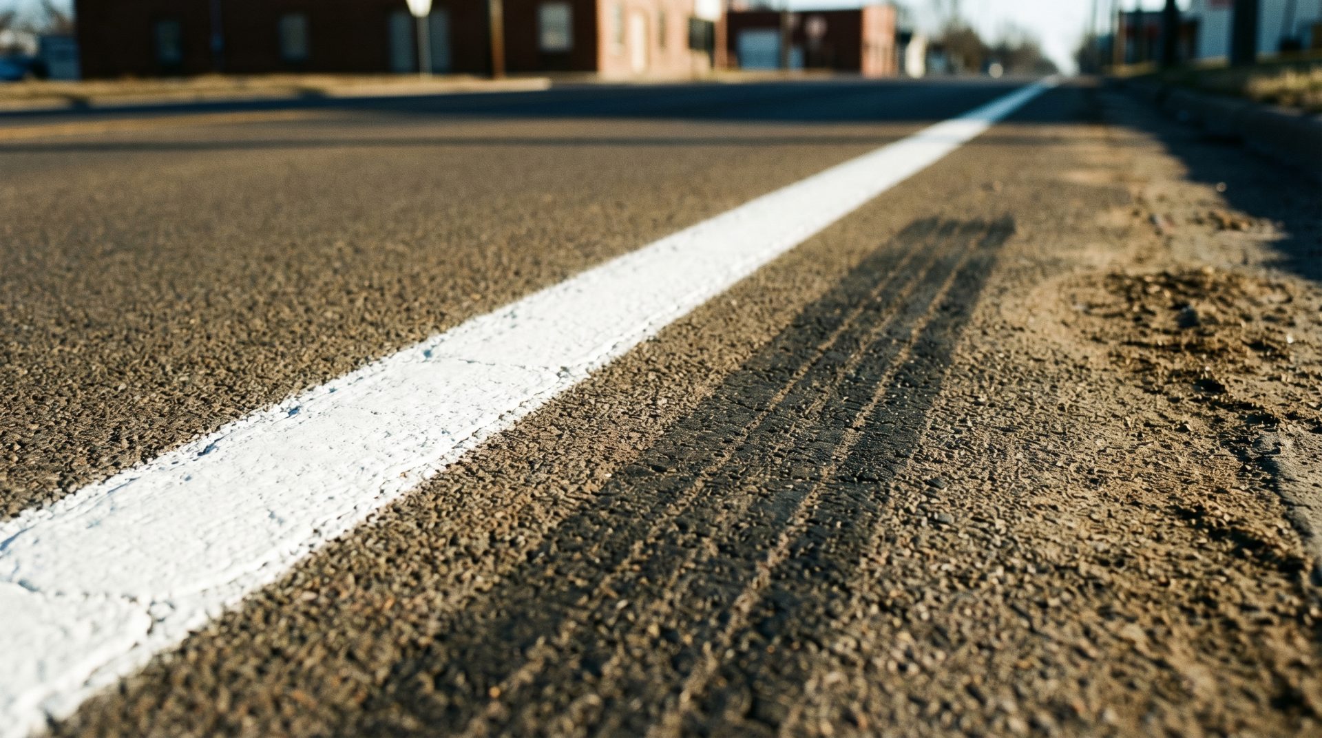 Das Bild erzählt die Geschichte der neuen Straßenstruktur und sensibilisiert für die Bedeutung von klaren Grenzen und Rücksicht im Straßenverkehr.