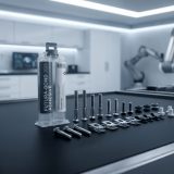 Das Stillleben vermittelt Ruhe und Klarheit, betont die moderne Technik und Sauberkeit, und erzählt eine Geschichte von Präzision und Vertrauen in die richtige Befestigung.